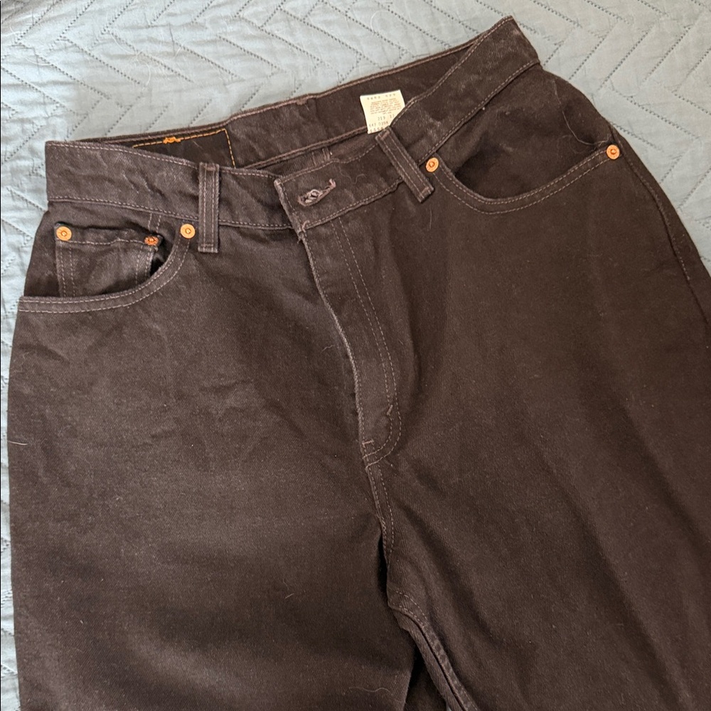 Levi's Dark Black Jeans
